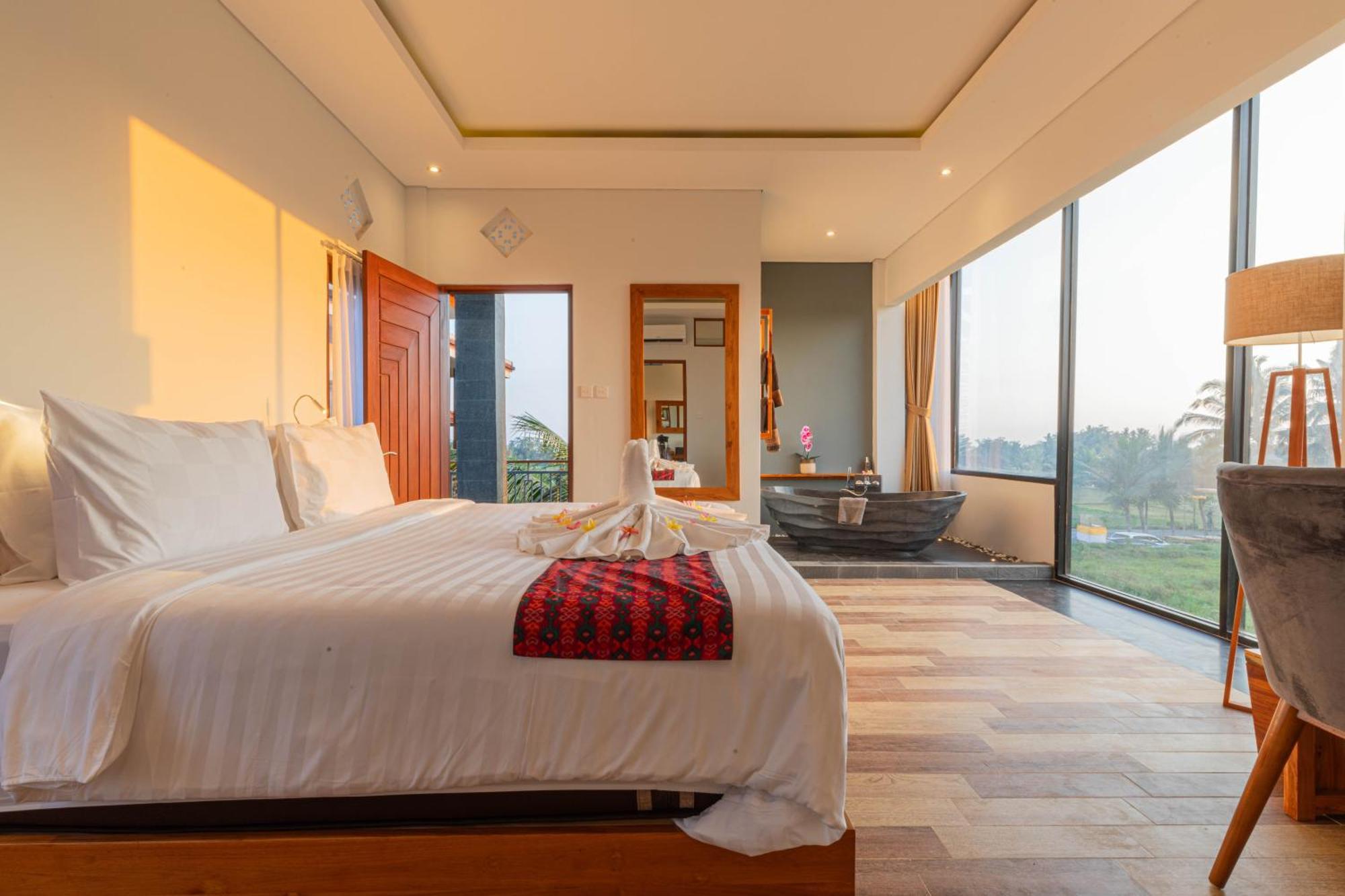 Green Sala Villa Ubud Oda fotoğraf